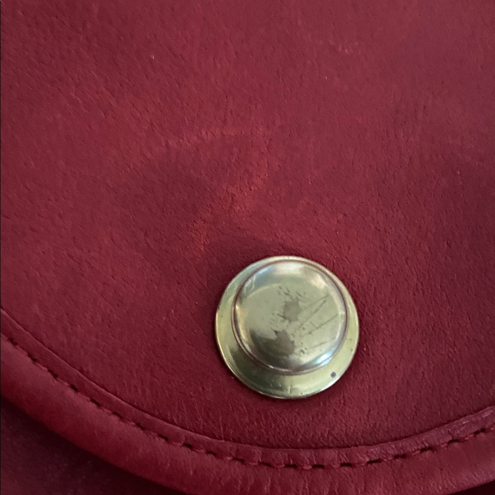 Vintage Coach Cherry Red Mini Crossbody and Belt Bag - Picture 3 of 6